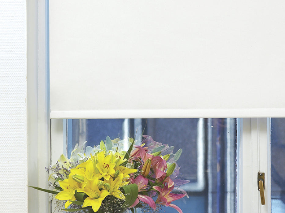 Pimentävä rullaverho 160 cm valkoinen