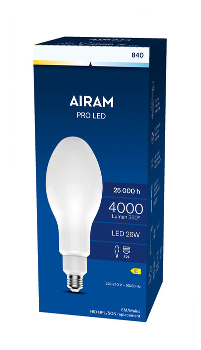 PRO LED Suurteholamppu  4000lm E27  4000K  26 W