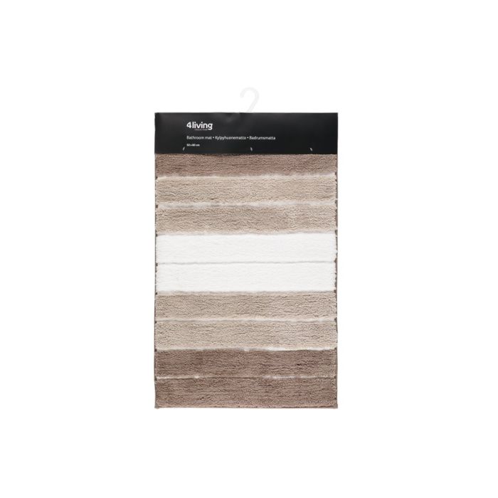 Kylpyhuonematto Block 50x80 cm beige