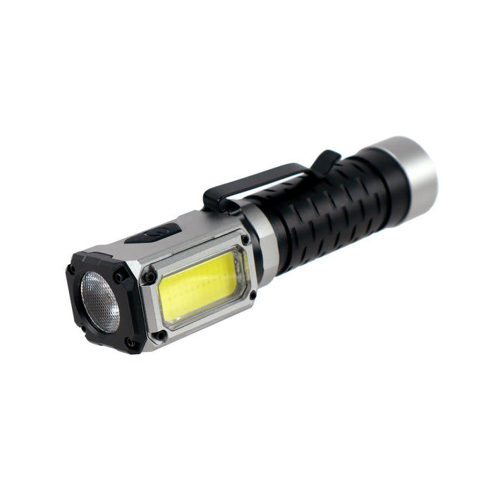 Berg Otsalamppu ladattava 1500lm + COB UV-valo