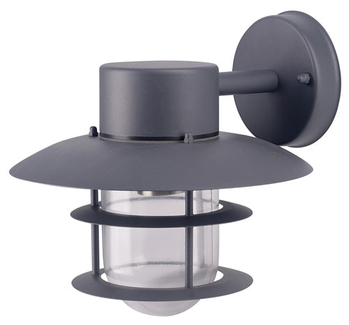 Seinävalaisin RAHOLA E27 IP44 antrasiitti   IP 44