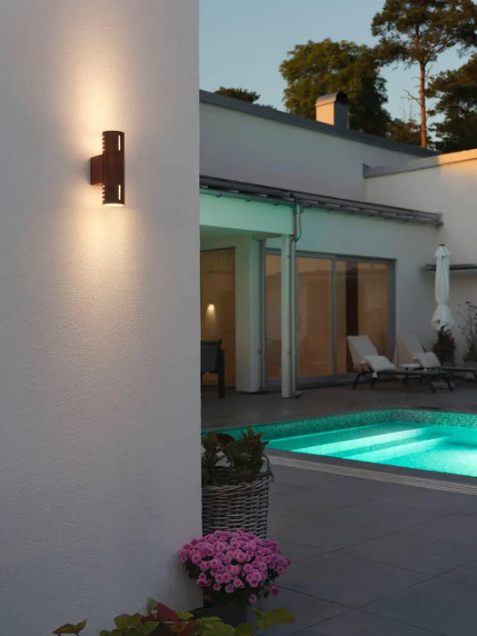 Konstsmide Cuneo ulkoseinävalaisin ruoste  IP 54