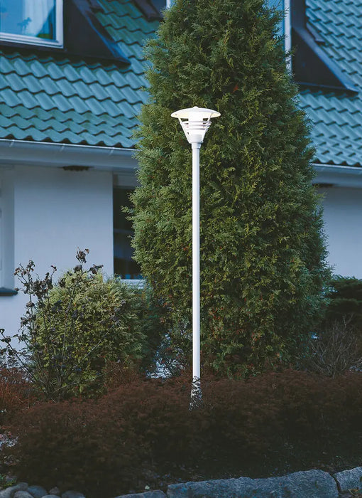 Gemini pylväsvalaisin valkoinen