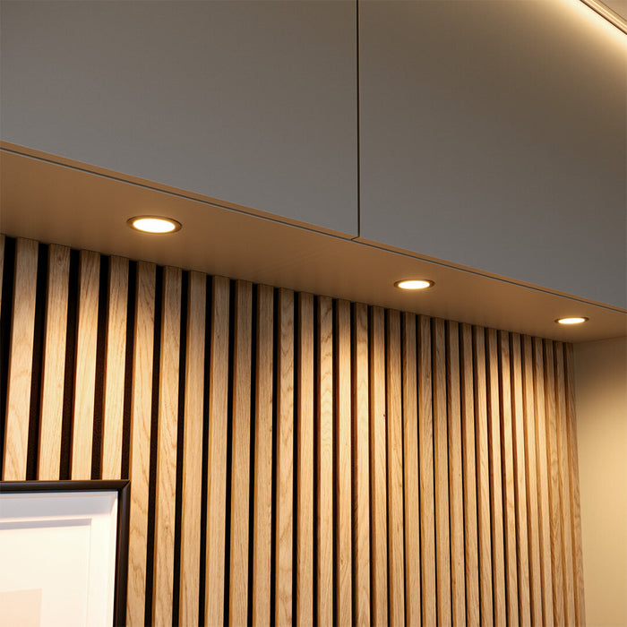 LitePanel 58 kohdevalaisin Uppoasennettava LED-valaisin 12 V  musta