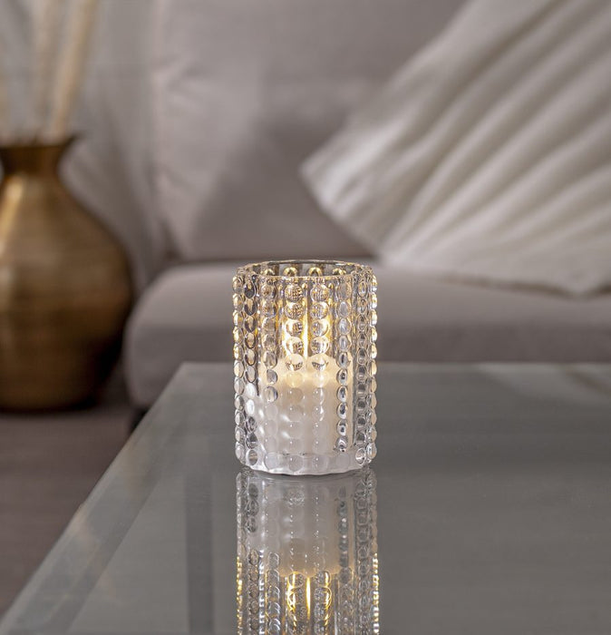 Flamme Dotty LED-kynttilä kirkas 13 cm