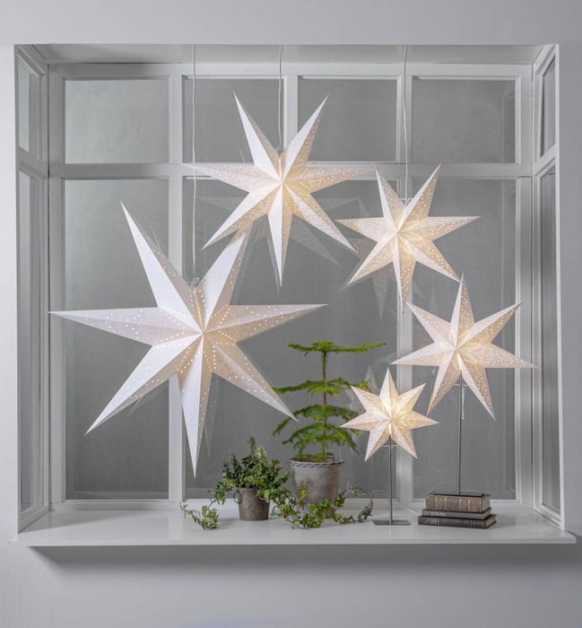 Sensy paperitähti 54 cm valkoinen