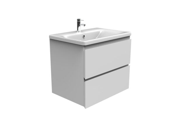 ARTE Allaskaappi vetolaatikostolla ja altaalla 80cm mattavalkoinen