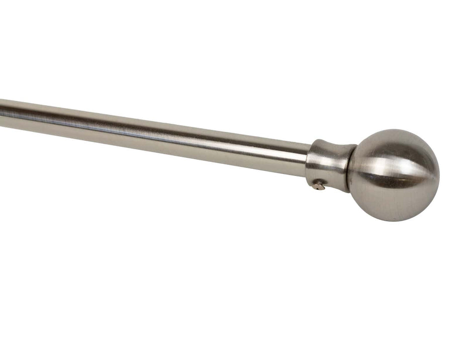 Paola verhotanko 120-210 cm / Ø 16-19 mm  harjattu nikkeli