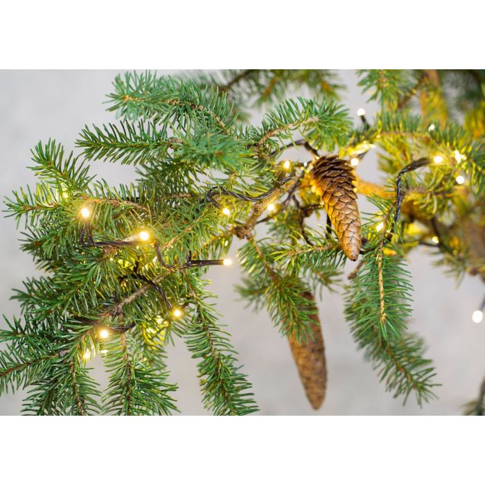 Led-valosarja 80-os lämmin valkoinen musta johto IP 44