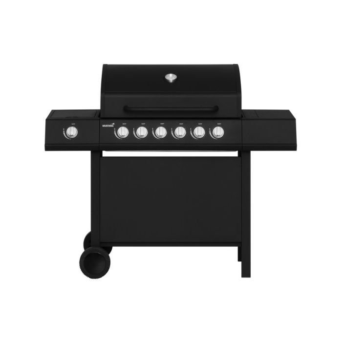 Kaasugrilli Kingsville 6+1 Black