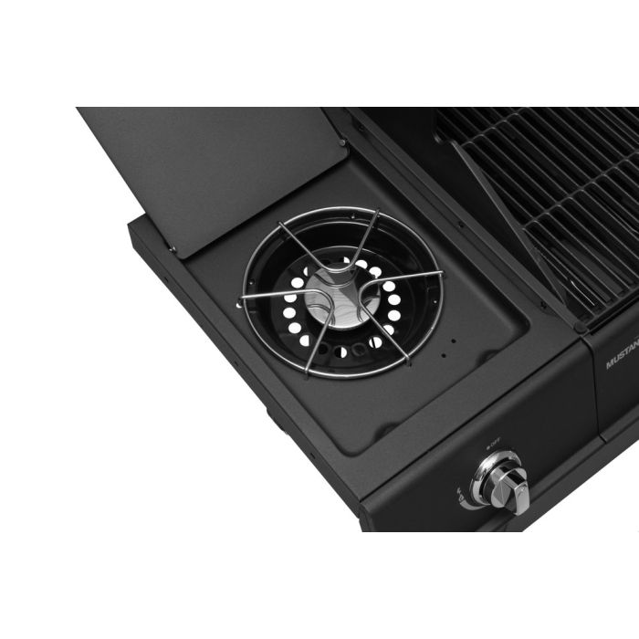 Kaasugrilli Kingsville 3+1 Black