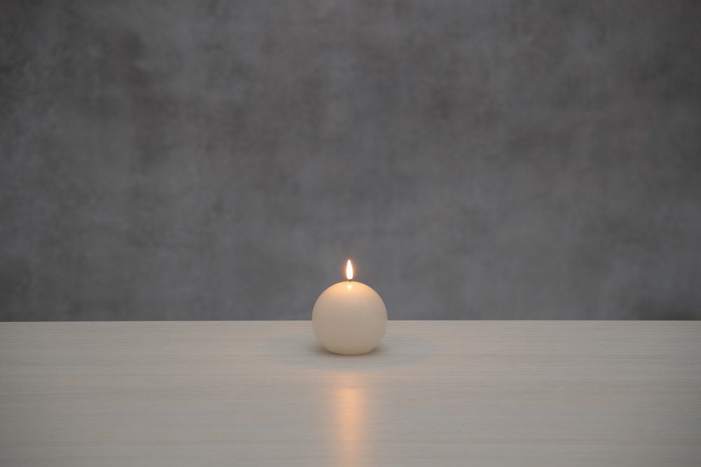 LED-Pallokynttilä 3D liekki 10 cm