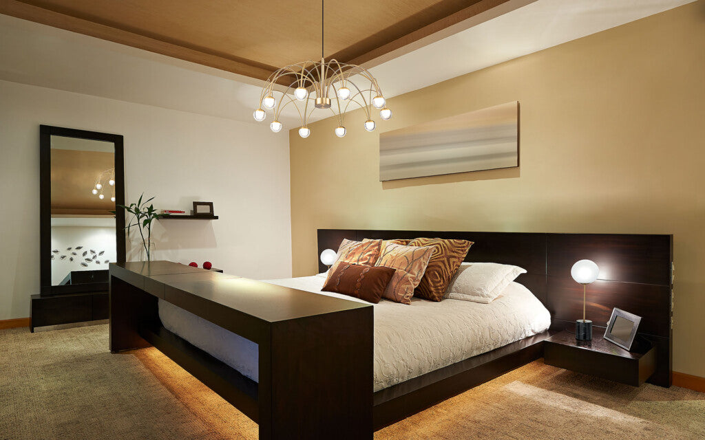 Parasol 65 LED -kattovalaisin Kullanvärinen