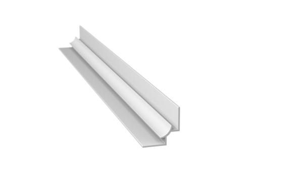 Stocksund komposiittilevyn sisäkulmalista valkoinen