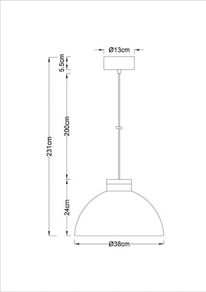 Airam Anoom Ceiling  riippuvalaisin beige