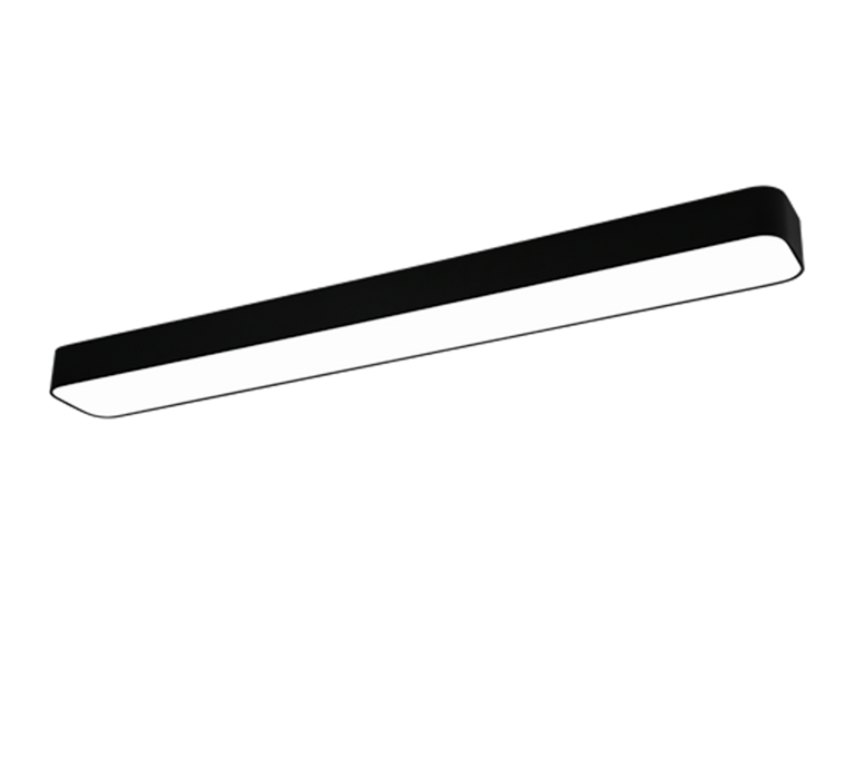Trio Asterion Kattovalaiisn  4300lm 37W mattamusta