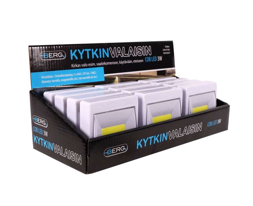 Berg Kytkinvalaisin 3W COB LED