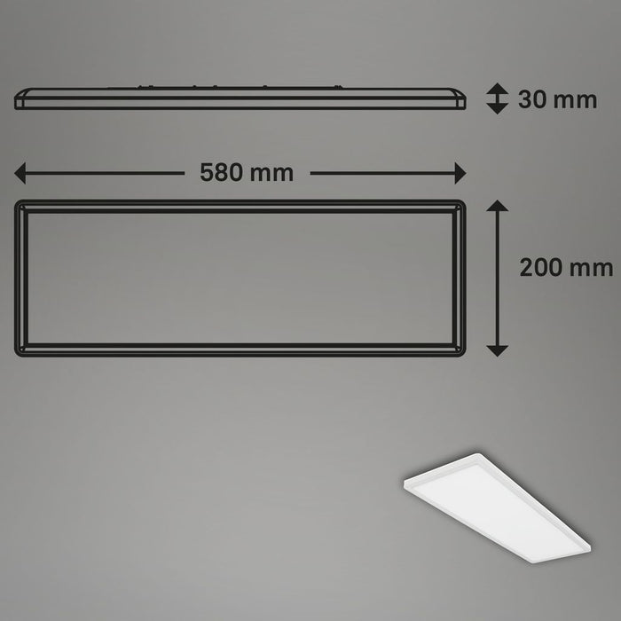 Led-paneelivalaisin 22W 3000lm taustavalolla