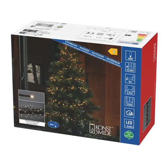 Cluster 800led  valosarja 17,8 m konstsmide