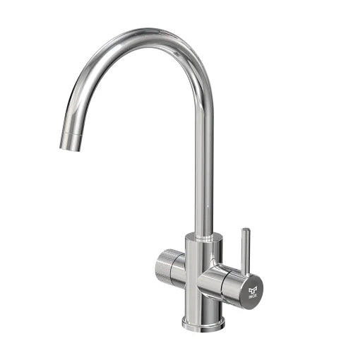 INOX  by Tammiholma Q1 keittiöhana C-putkella ja APK-liitännällä kromi