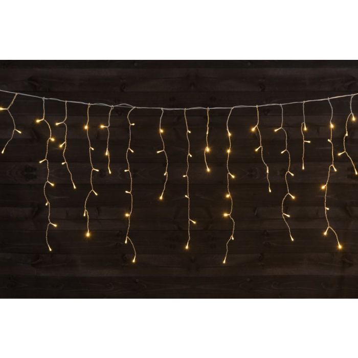 Valoketju Jääpuikko 400LED lämmin valkoinen