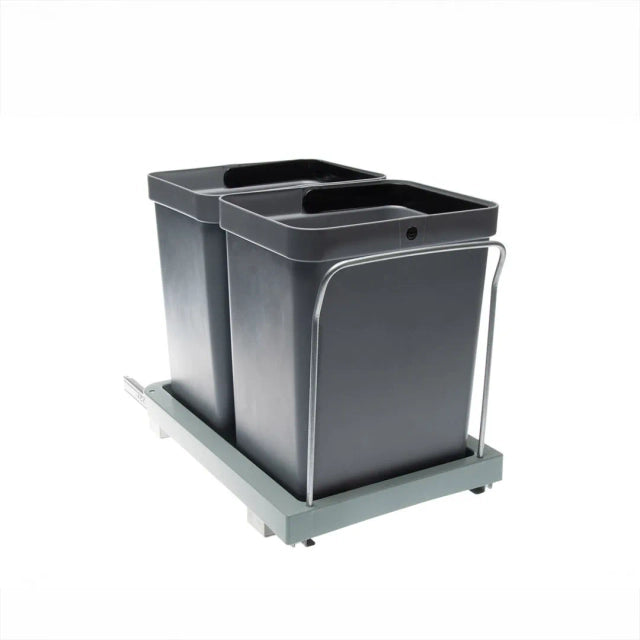 Module Jätesankovaunu 10+10L harmaa