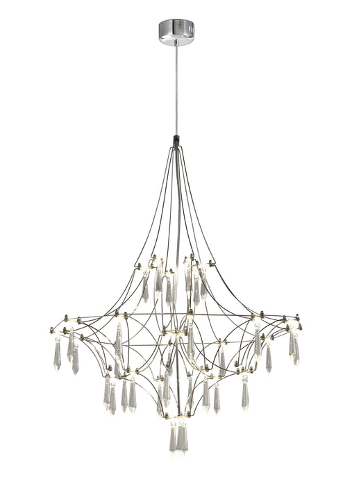 Riippuvalaisin Glamour 60cm, kromi 1950 lm 3000K