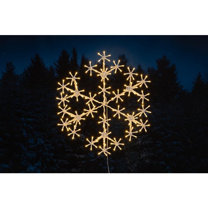 Ikkunakoriste lumihiutale 50 cm