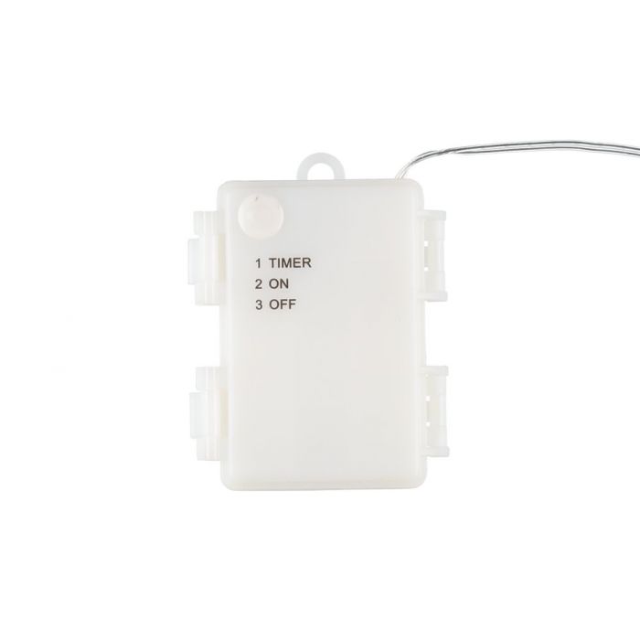 Paristovalot micro-LED 100 ulkokäyttöön 10 m lämminvalkoinen