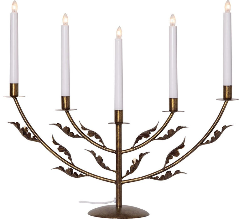 Grace 5L kynttelikkö messinki  Design Charlotte Falck.