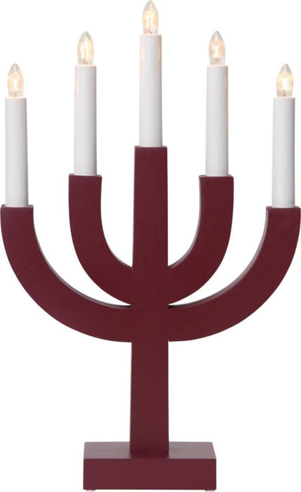 Selma 5L kynttelikkö punainen