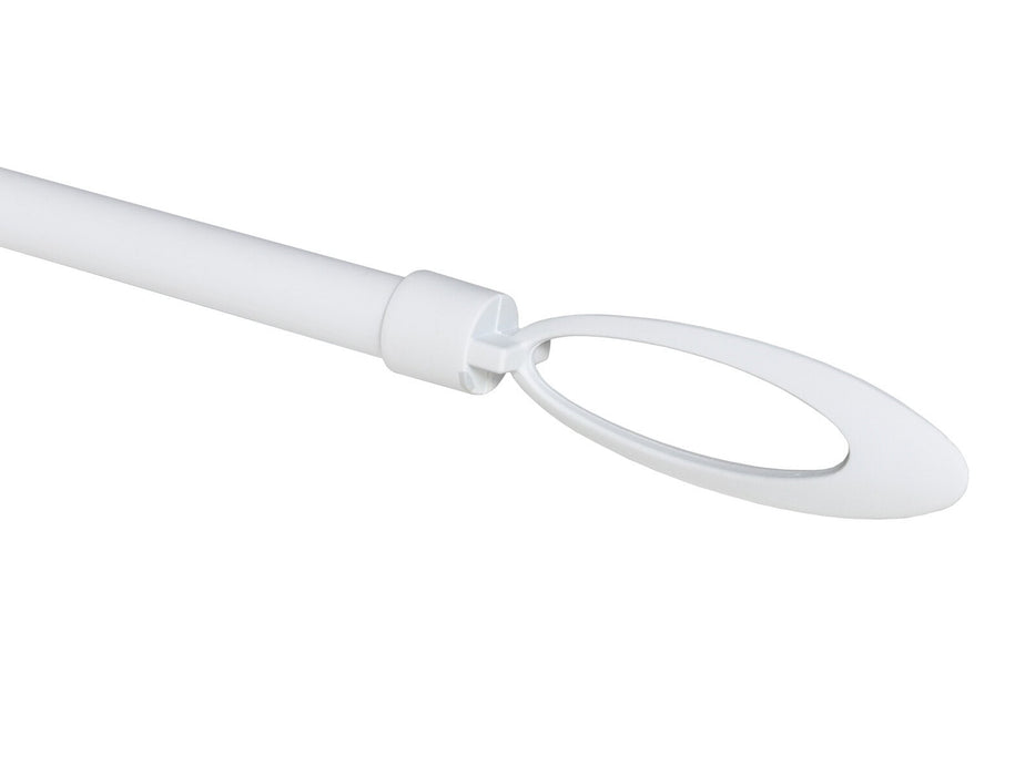 Pisla Luna verhotanko 165-300cm mattavalkoinen