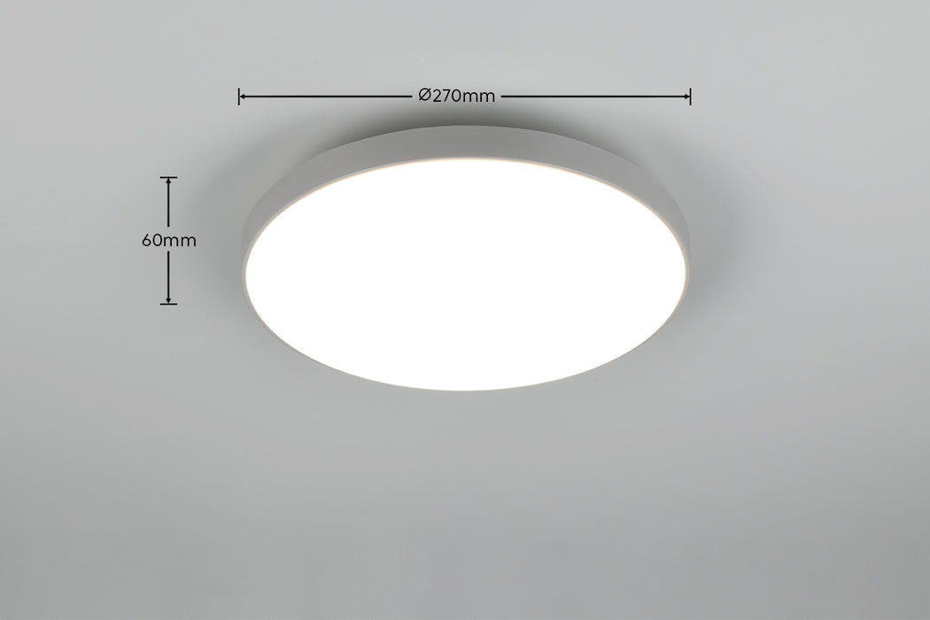 SPICA kattovalaisin IP 44 harmaa 18 W  2000lm  4000K