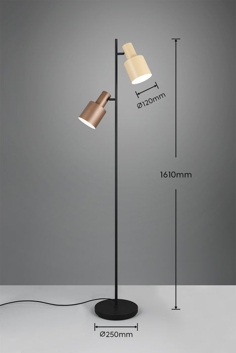 AGUDO lattiavalaisin 2-spottinen