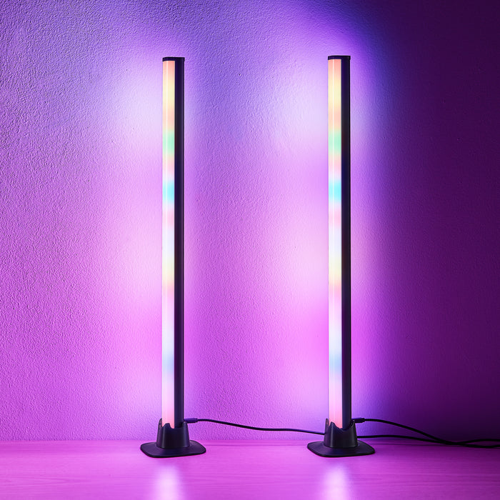 Trio BOY-valaisin 2 kpl:n setti RGB musta