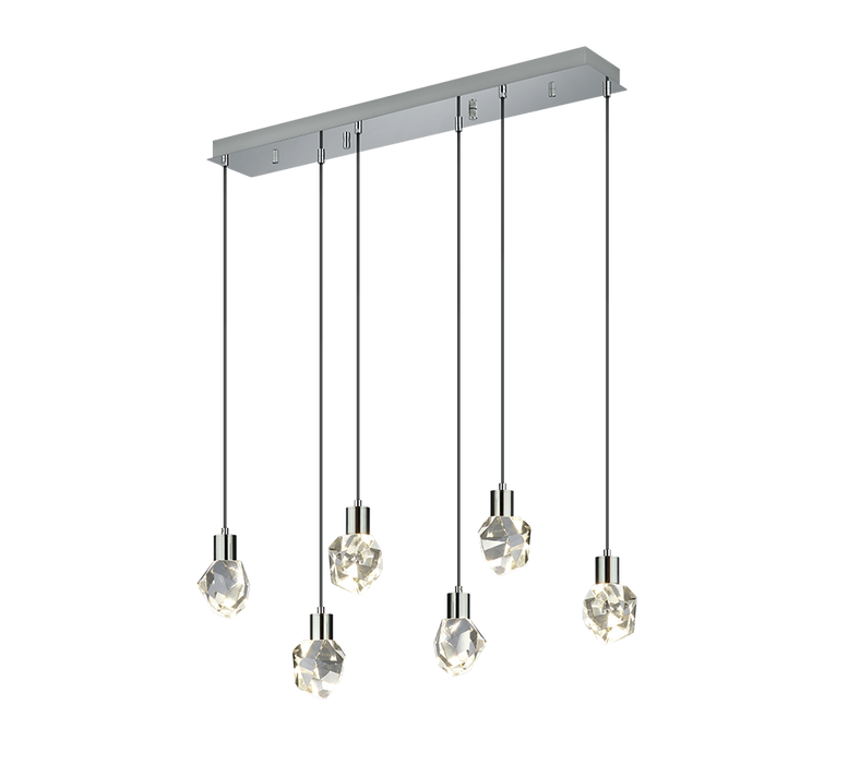 VERANO select kristallivalaisin  6 x 660 lm