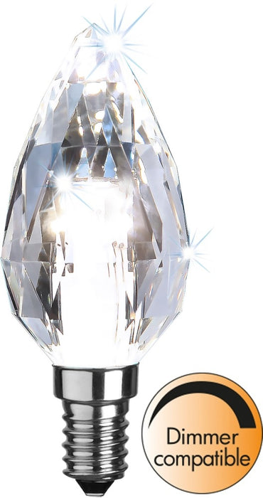 LED-lamppu E14 C35 Diamond 4000K 380lm