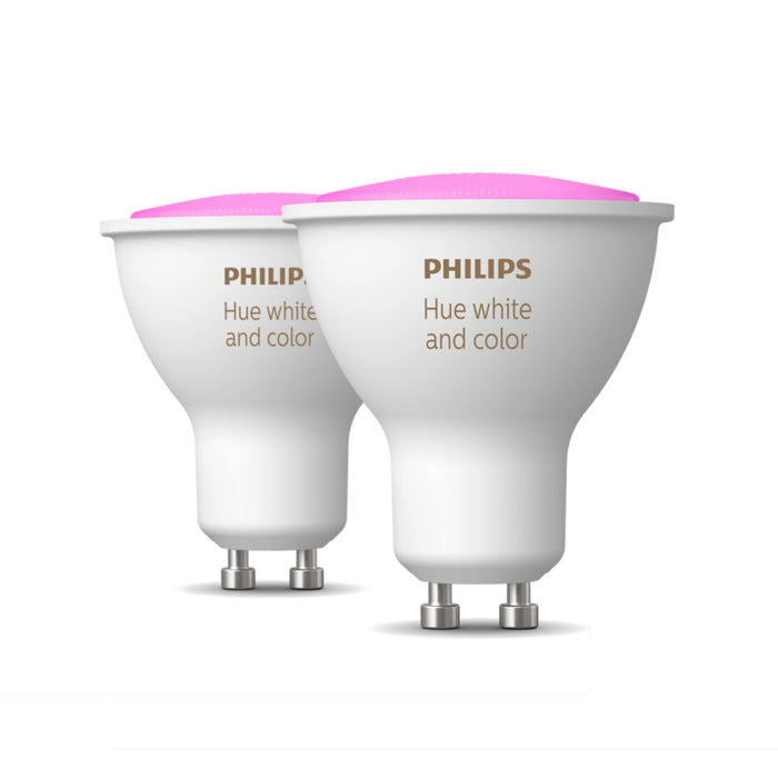 Kohdelamppu Philips Hue White & Color Ambiance GU10 4,3W 2kpl