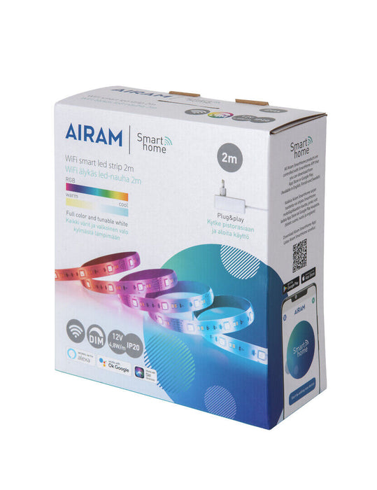 Airam smart home led-nauha 12V 2m 2700-6500K+RGB