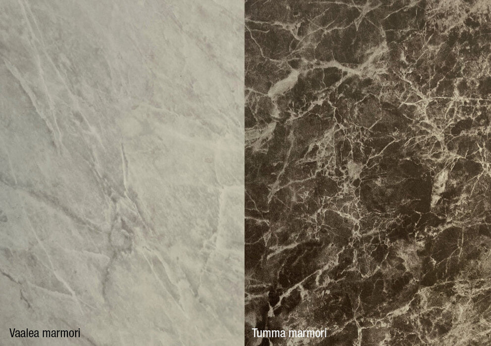 Alumocci sisustuslevy vaalea marmori / tumma marmori 1220x3050mm