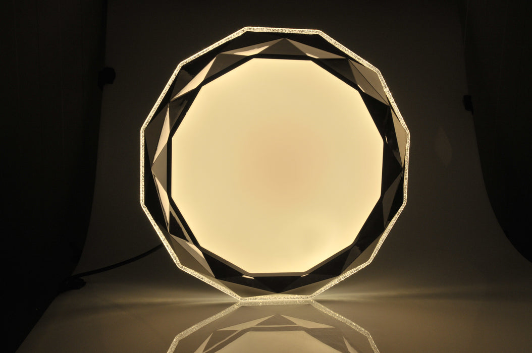 LED-kattovalaisin Glossy kaukosäätimellä 51cm, 36W, 2160lm