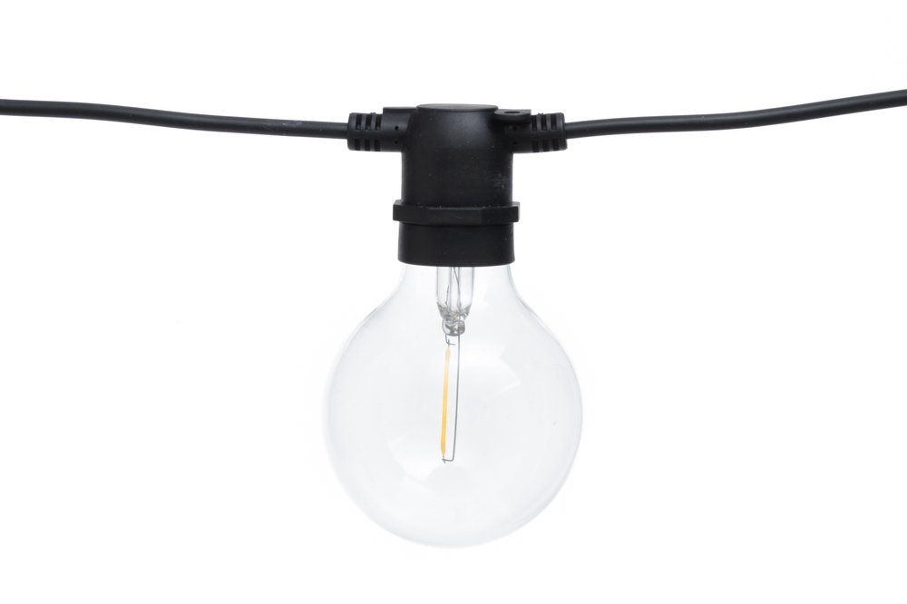 Filament varalamppu Edison valoketjuun 36V E27 G80