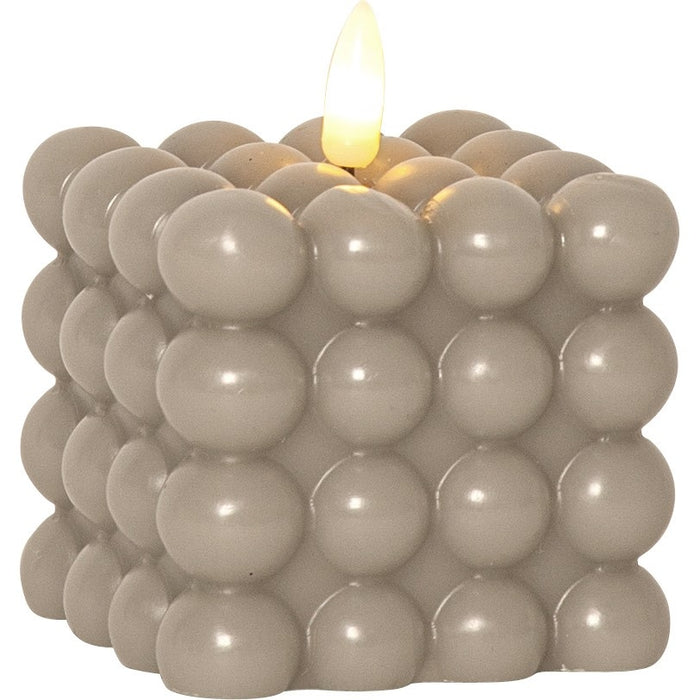 Flamme Dot LED-kynttilä beige 061-51