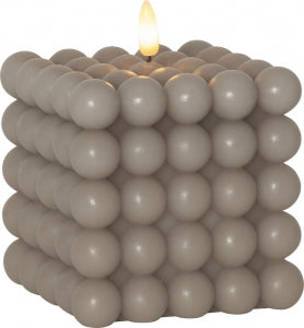 Dot Flamme Led-kynttilä harmaa 12,5 cm