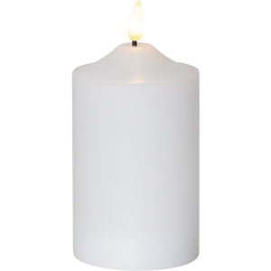 Flamme LED-kynttilä 15cm valkoinen